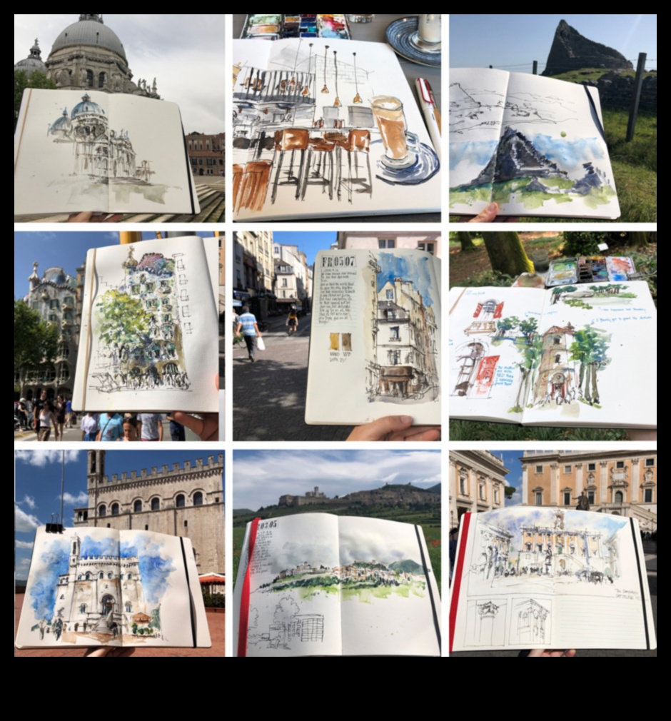 City Sketchbook: Documentarea scenelor zilnice și a peisajelor în schimbare ale vieții urbane